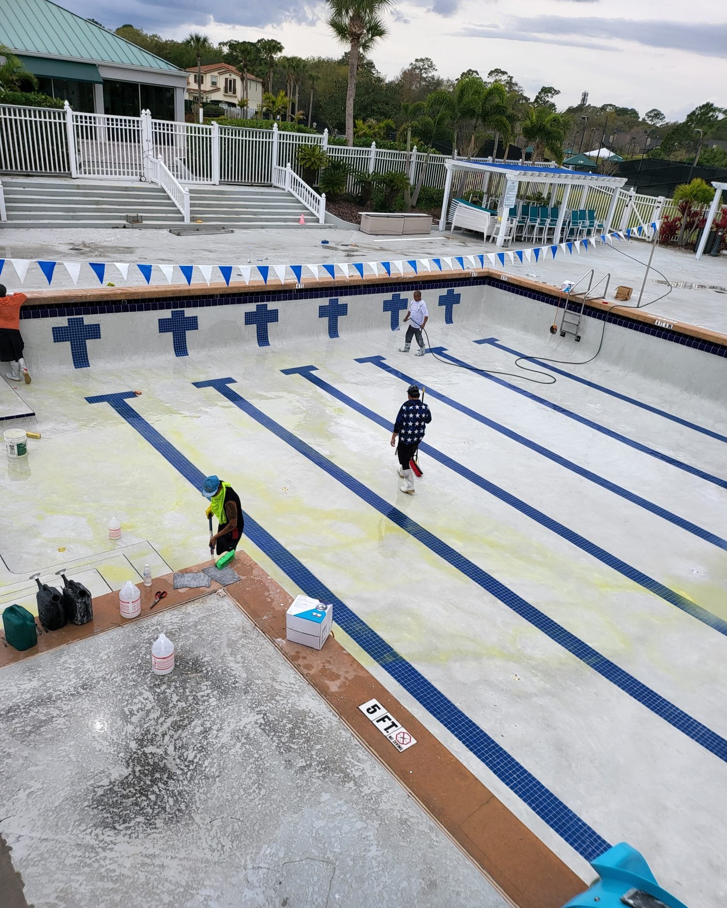 Piscina remodelada