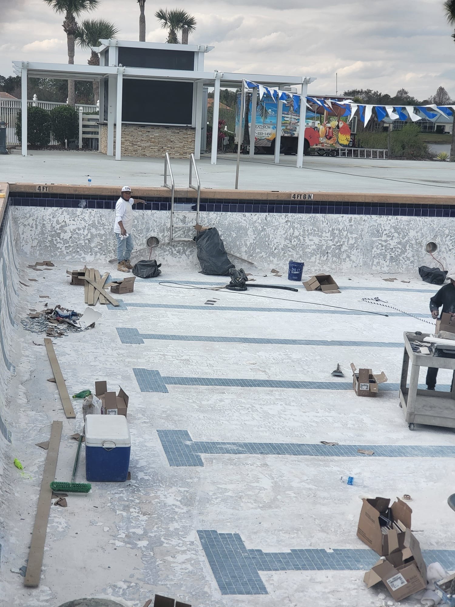 Sellado de piscina